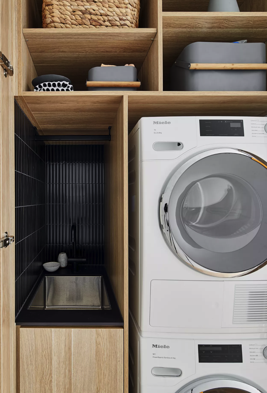 Mách bạn 5 cách để giấu máy giặt gọn gàng
